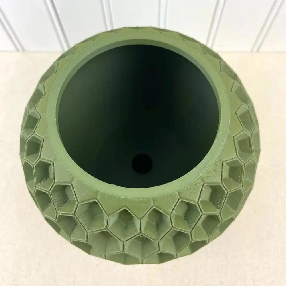 Modern Geometric Planter Pot, Hexa Planter Pot 02, Honeycomb Design